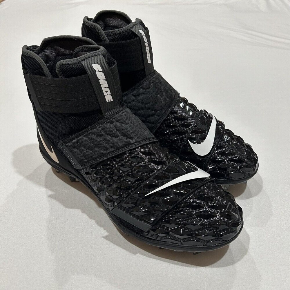 Nike Force Savage Elite 2 TD Men’s Black Football Cleats AH3999-001 Size 16 New